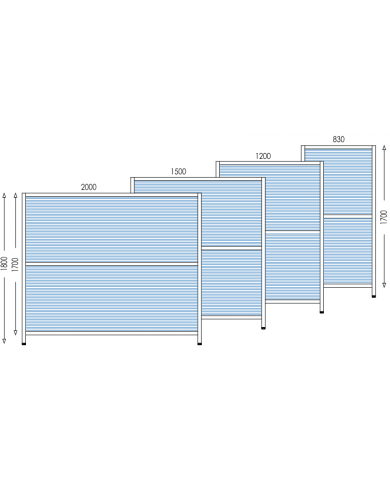 Room Partitions in Multiwall/Solid Polycarbonate
