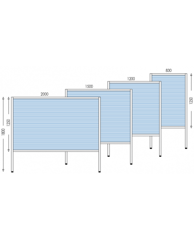 Room Partitions in Multiwall/Solid Polycarbonate