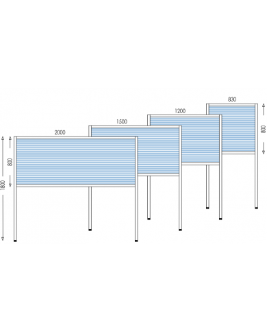 Room Partitions in Multiwall/Solid Polycarbonate